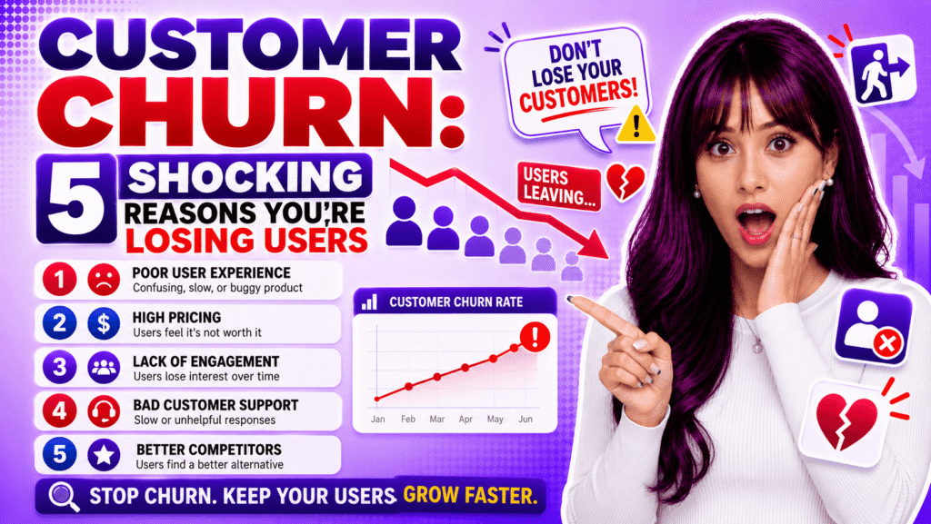 Customer Churn: 5 Shocking Reasons You're Losing Users